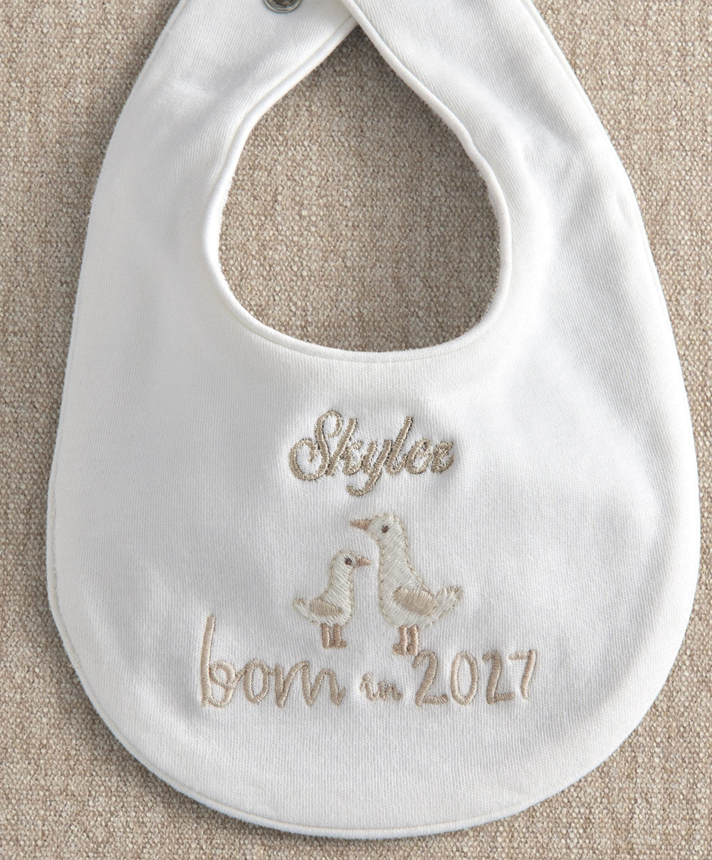 Mamas &amp; Papas Bibs &amp; Muslins Blank Born In 2027 Bib