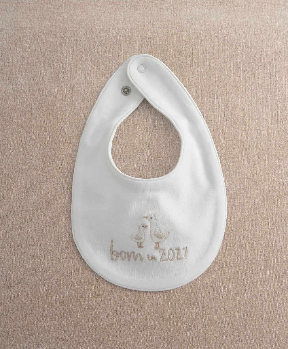 Mamas &amp; Papas Bibs &amp; Muslins Blank Born In 2027 Bib