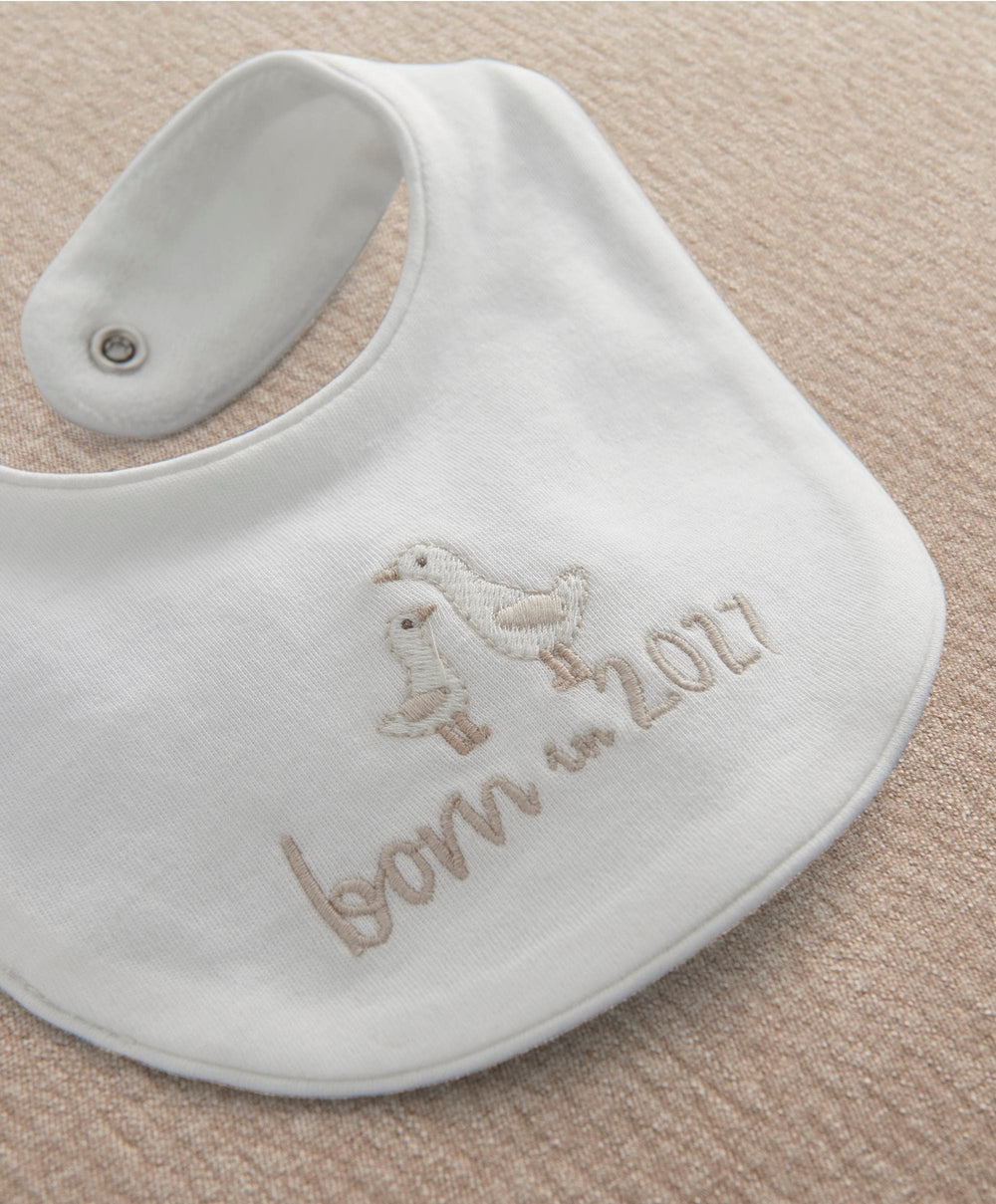 Mamas &amp; Papas Bibs &amp; Muslins Blank Born In 2027 Bib