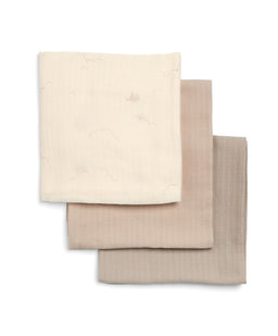Mamas & Papas Bibs & Muslins Large Muslin Squares (3 Pack) - Welcome to the World Duckling