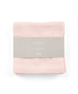 Mamas & Papas Bibs & Muslins Muslin Squares (Pack of 5) - Pink