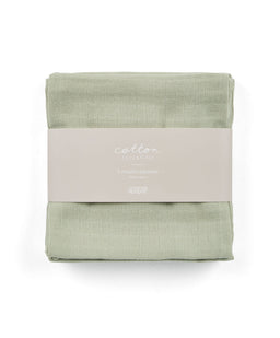 Mamas & Papas Bibs & Muslins Muslin Squares (Pack of 5) - Sage Green