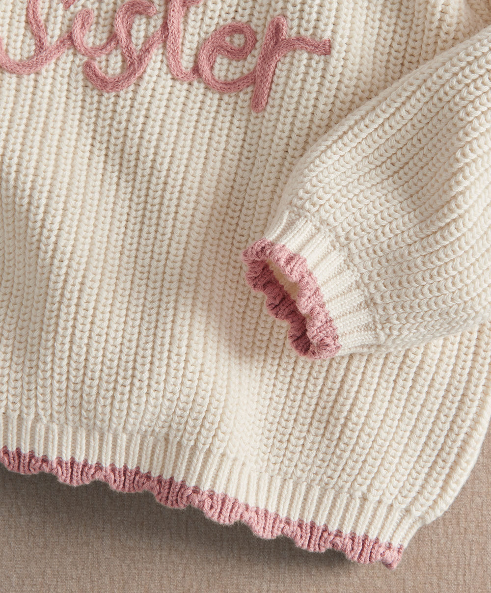 Mamas &amp; Papas Big Sister Knitted Jumper