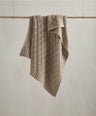 Mamas & Papas Blankets Cable Knit Blanket - Welcome to the World Seedling - Mocha