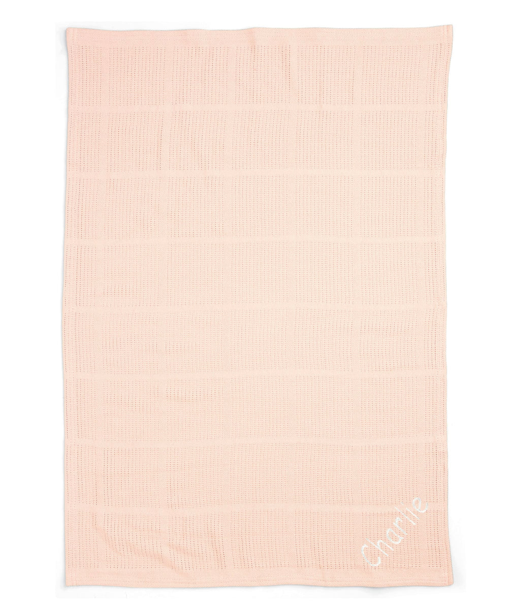 Mamas &amp; Papas Blankets Cellular Blanket  - Pink