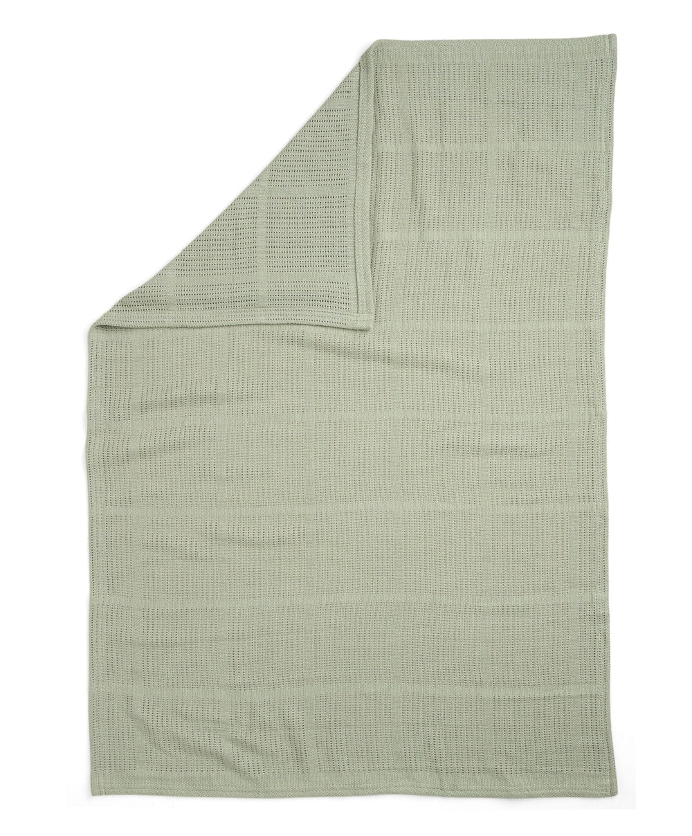 Mamas &amp; Papas Blankets Cellular Blanket - Sage