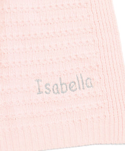 Mamas & Papas Blankets Chenille Blanket - Pink Stripe