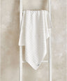 Mamas & Papas Blankets Chenille Blanket - White Stripe