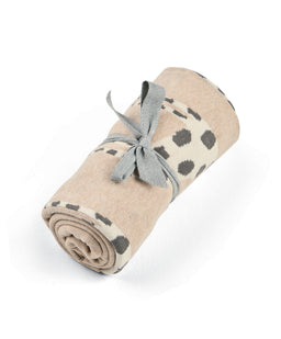 Mamas & Papas Blankets Giraffe Knitted Blanket - Oatmeal
