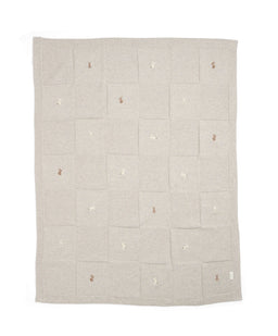 Mamas & Papas Blankets Knitted Blanket - Bunny Grey