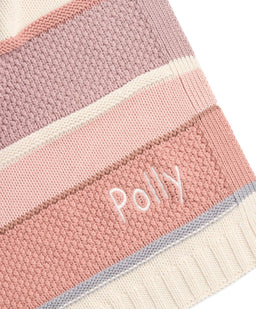 Mamas & Papas Blankets Knitted Blanket - Pink Block