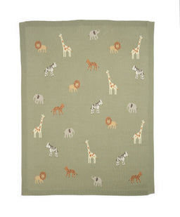 Mamas & Papas Blankets Knitted Blanket - Safari Sage