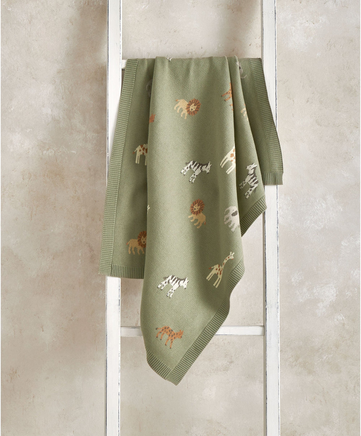Mamas & Papas Blankets Knitted Blanket - Safari Sage