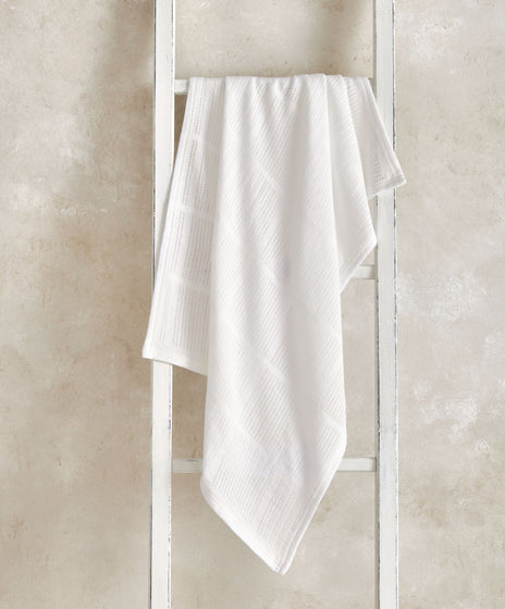 Large Cellular Blanket - White