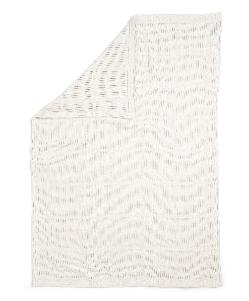 Mamas &amp; Papas Blankets Large Cellular Blanket - White