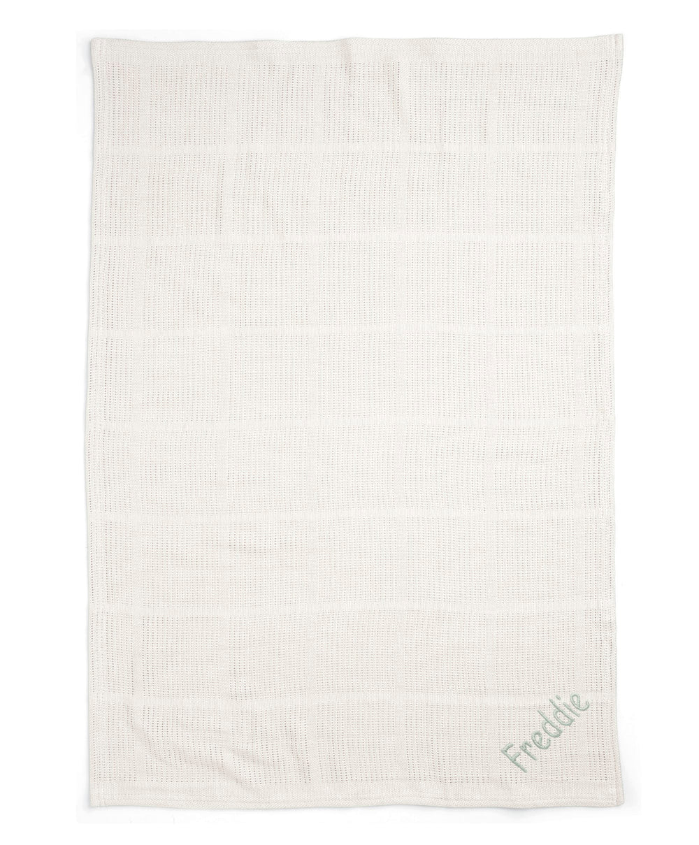 Mamas &amp; Papas Blankets Small Cellular Blanket - White