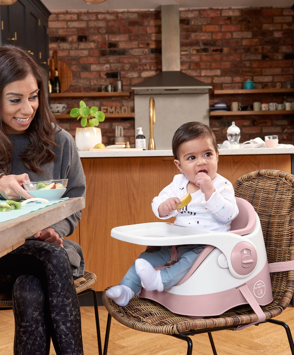 Mamas &amp; Papas Booster Seats Bud 2-in-1 Booster Seat with Detachable Tray - Blossom