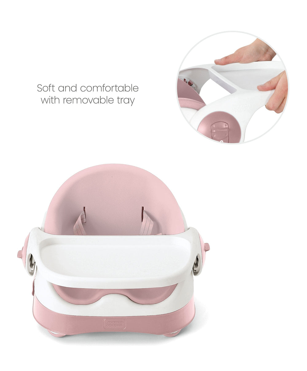 Mamas &amp; Papas Booster Seats Bud 2-in-1 Booster Seat with Detachable Tray - Blossom