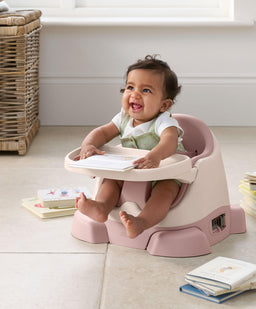 Mamas & Papas Booster Seats Bug 3-in-1 Floor & Booster Seat with Activity Tray - Blossom