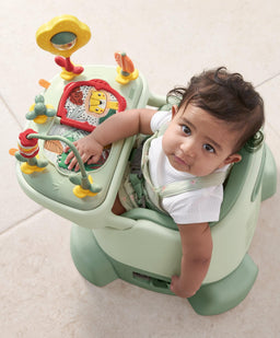 Mamas & Papas Booster Seats Bug 3-in-1 Floor & Booster Seat with Activity Tray - Eucalyptus