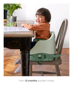 Mamas & Papas Booster Seats Bug 3-in-1 Floor & Booster Seat with Activity Tray - Eucalyptus