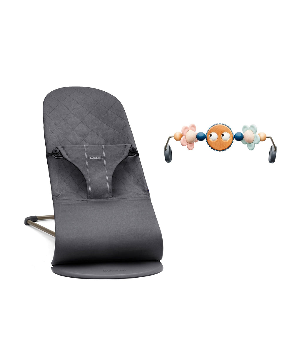 Mamas &amp; Papas Bouncers BabyBjörn Baby Bouncer and Toy Bar - Anthracite