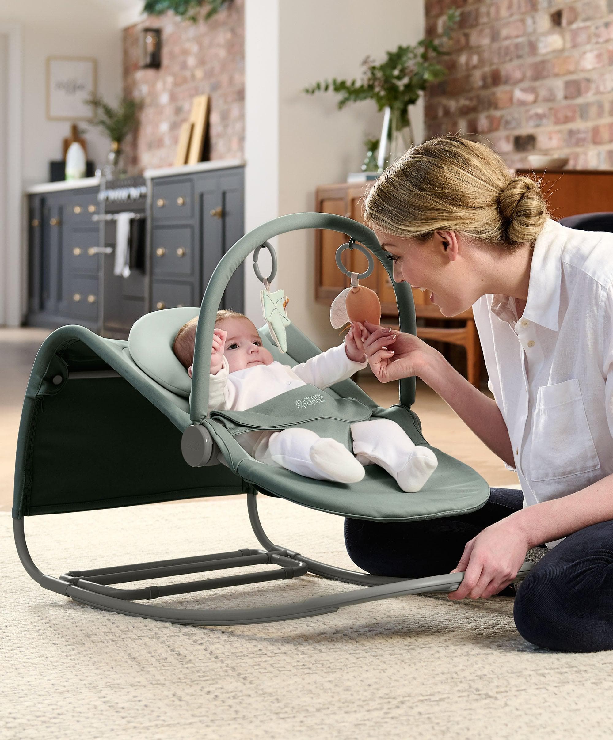 Tempo Baby Bouncer Ivy Rockers Bouncers – Mamas Papas IE
