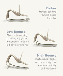 Mamas & Papas Bouncers Tempo 3-in-1 Rocker/Bouncer - Sand