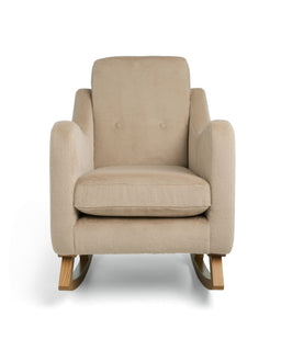 Mamas & Papas Bowdon Nursing Chair & Footstool Set - Almond Sherpa