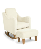 Mamas & Papas Bowdon Nursing Chair & Footstool Set - Feather Sherpa