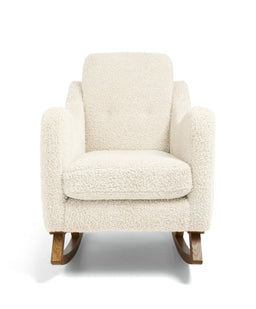 Mamas & Papas Bowdon Nursing Chair & Footstool Set - Snow Teddy