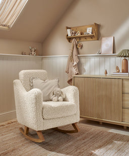 Mamas & Papas Bowdon Nursing Chair - Snow Teddy