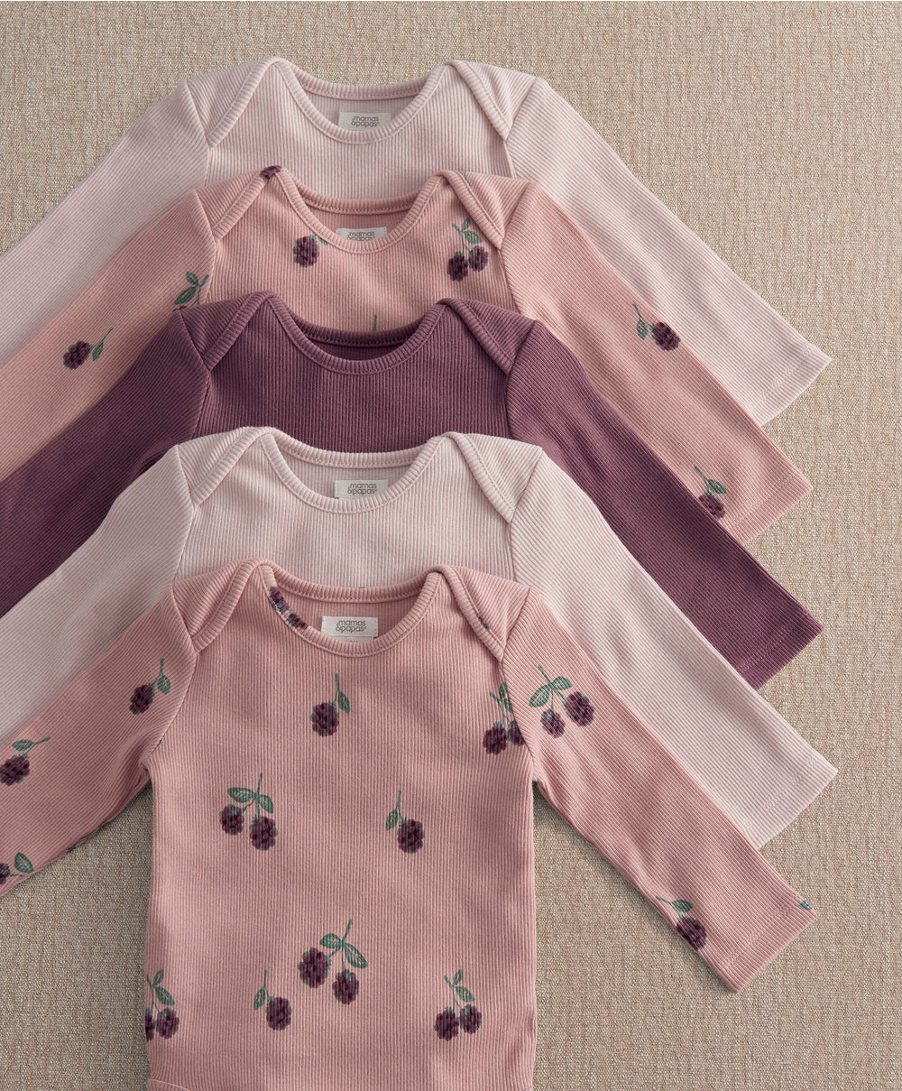 Mamas &amp; Papas Bramble Bodysuits (Pack of 5)