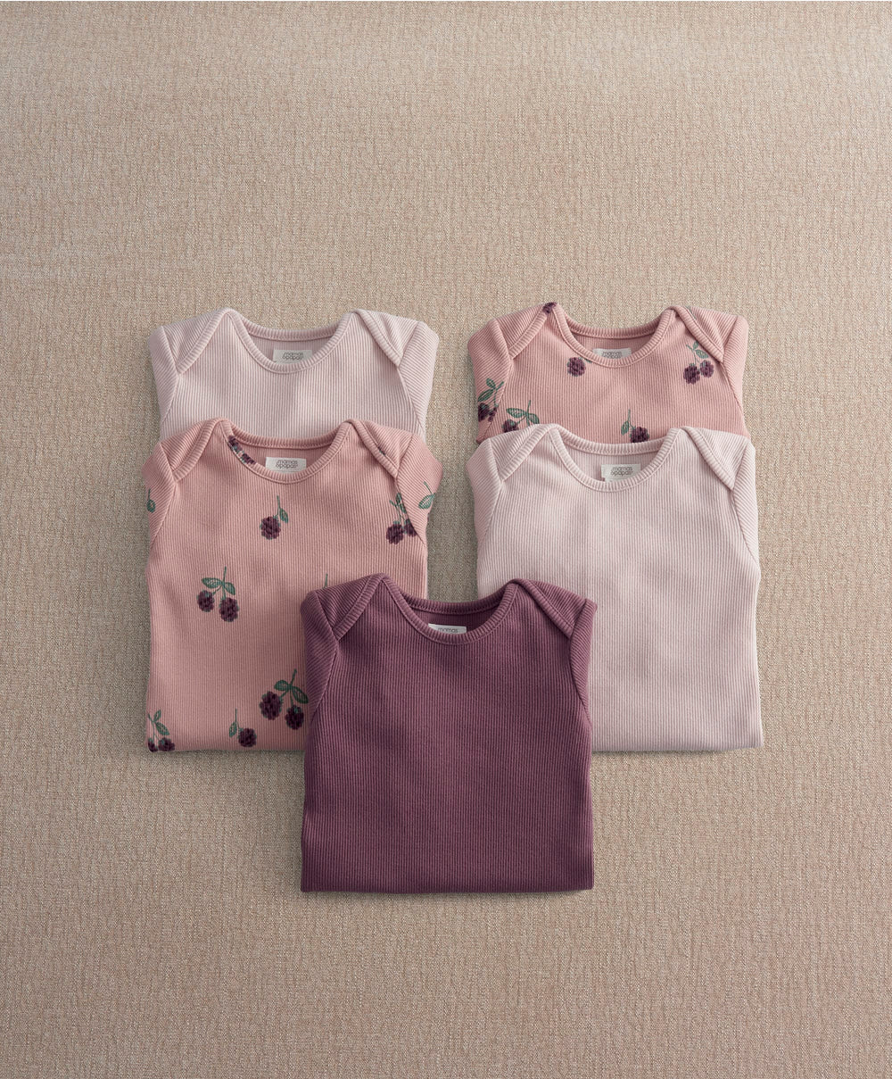 Mamas &amp; Papas Bramble Bodysuits (Pack of 5)