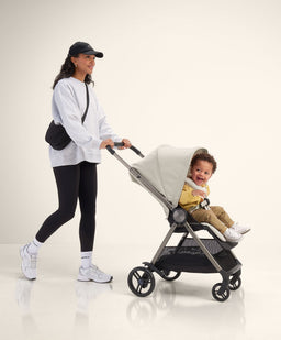 Mamas & Papas Buggies Libro Stroller Bundle with Quilted Memory Foam Liner (2 Piece)– Morell/Stone