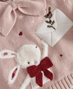 Mamas & Papas Bunny & Bow Jumper