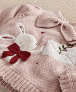 Mamas & Papas Bunny & Bow Jumper