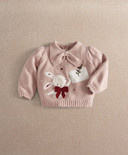 Mamas & Papas Bunny & Bow Jumper