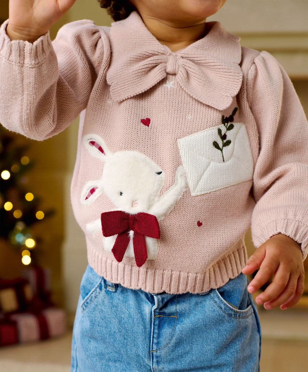 Mamas &amp; Papas Bunny &amp; Bow Jumper