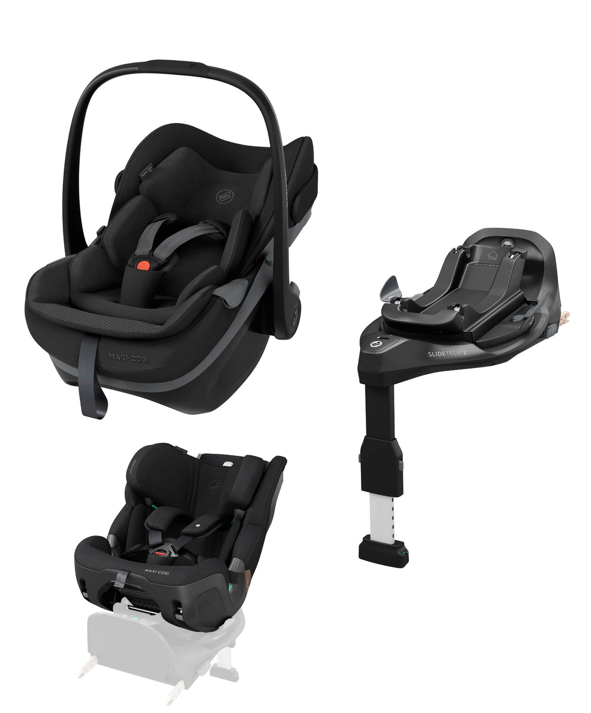 Mamas & Papas Car Seats Maxi-Cosi Pebble Slide Pro & Pearl XL Slide Pro Car Seat bundle