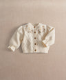 Mamas & Papas Cardigan Cable Knit & Floral Embroidered Cardigan