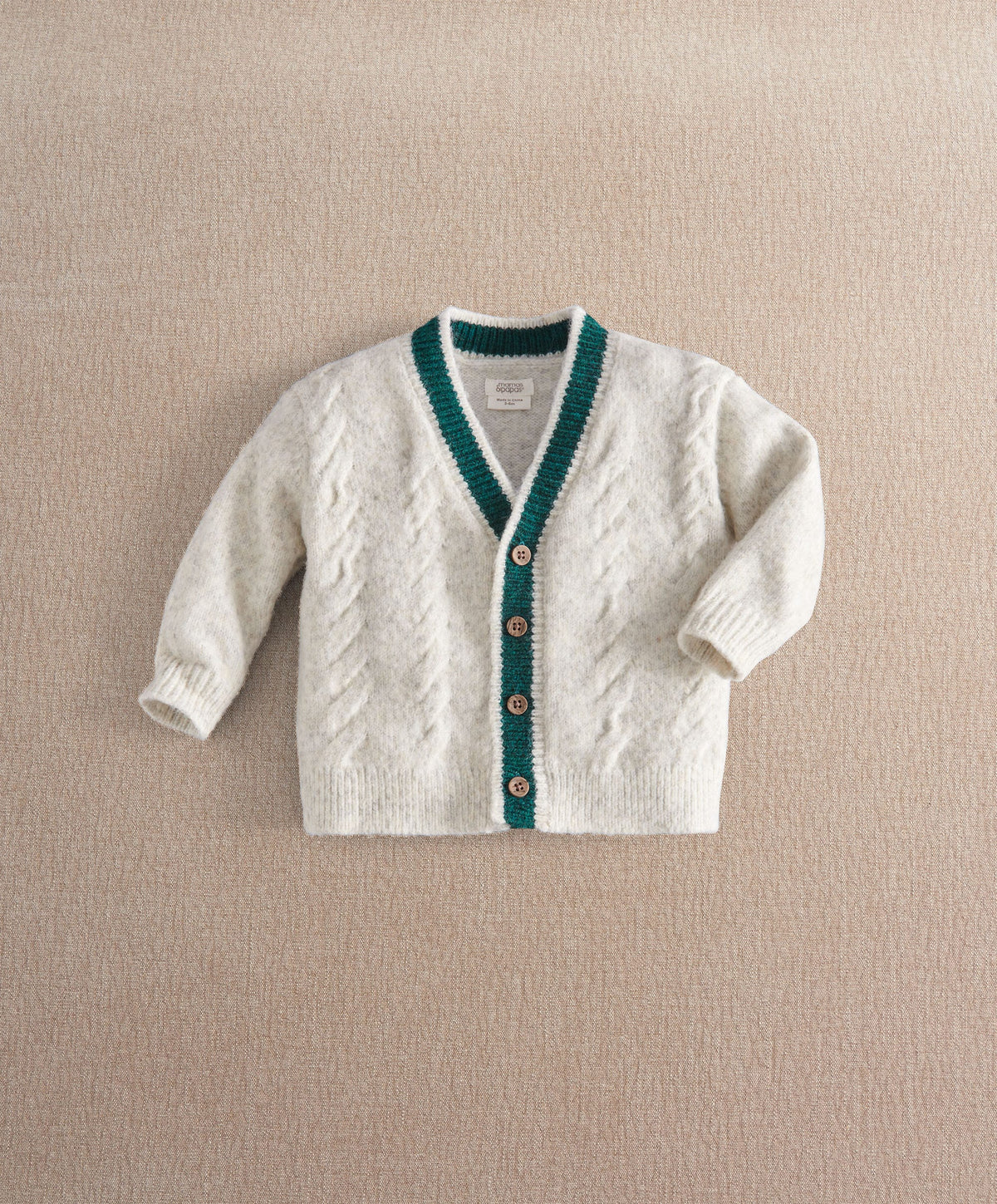 Mamas & Papas Cardigan Cable Knit V Neck Cardigan