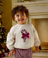 Mamas & Papas Christmas Candy Cane Sweatshirt
