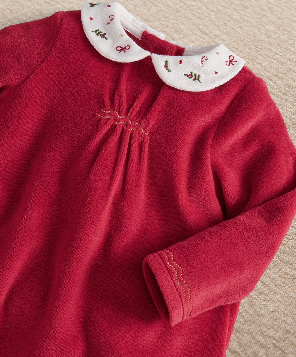 Mamas &amp; Papas Christmas Red Printed All In One