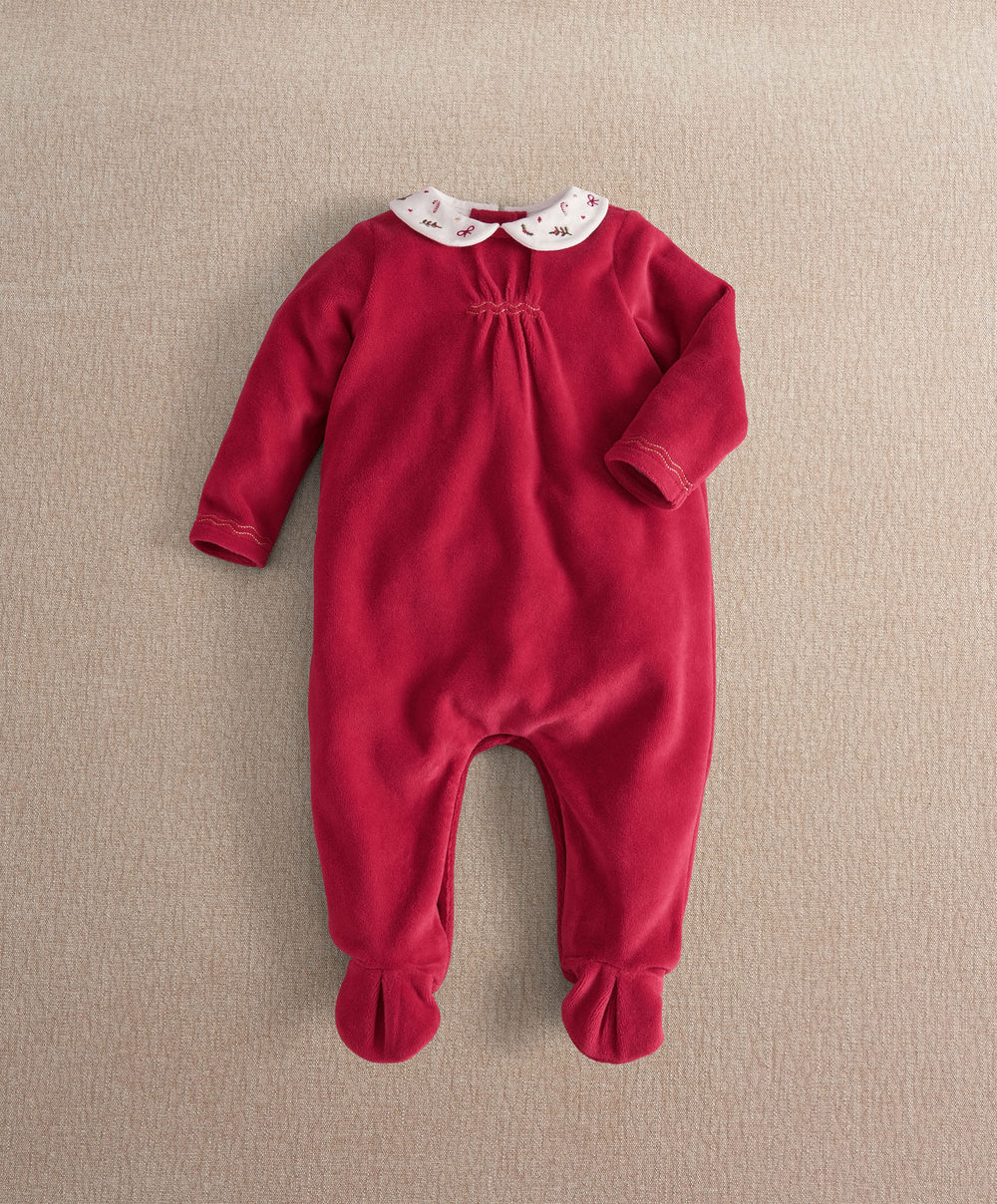 Mamas &amp; Papas Christmas Red Printed All In One