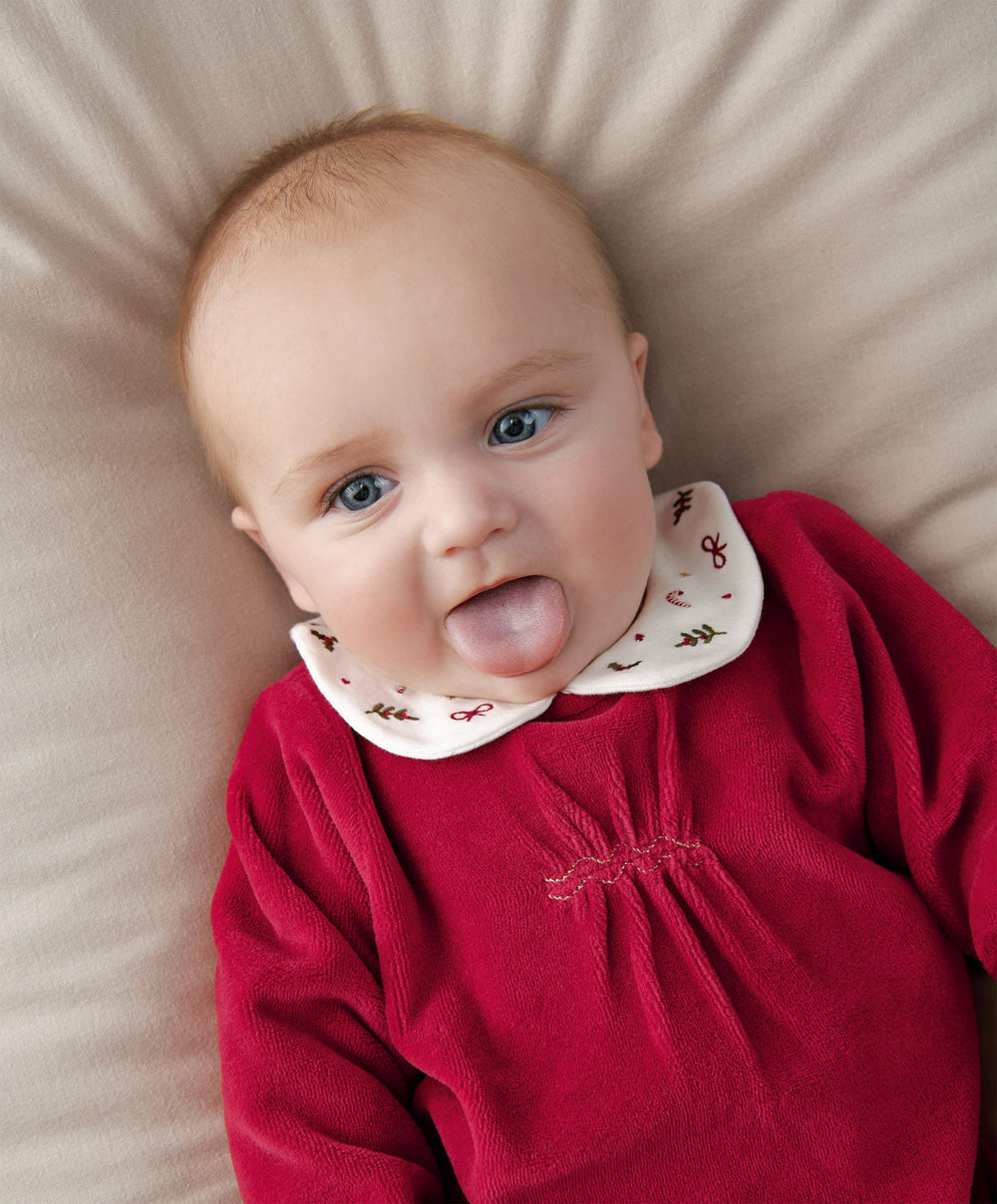 Mamas &amp; Papas Christmas Red Printed All In One