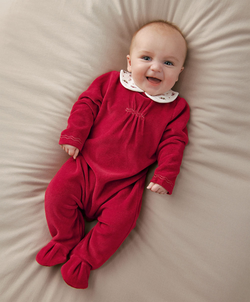 Mamas &amp; Papas Christmas Red Printed All In One