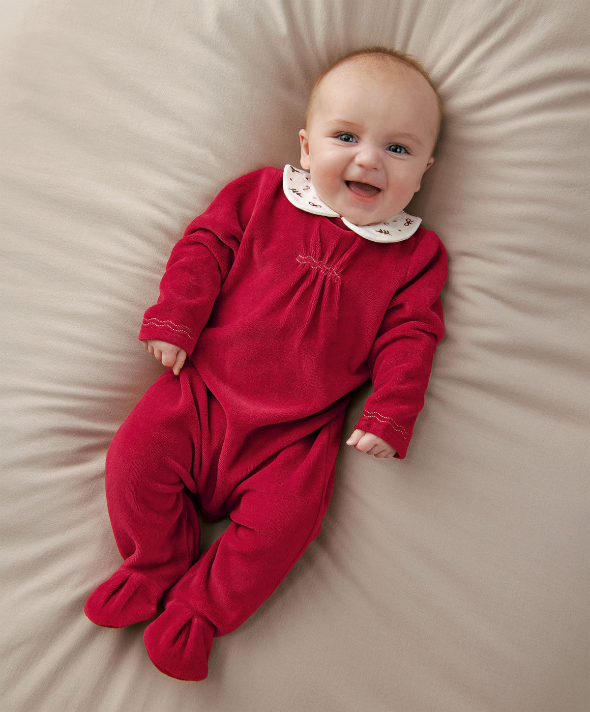 Mamas & Papas Christmas Red Printed All In One