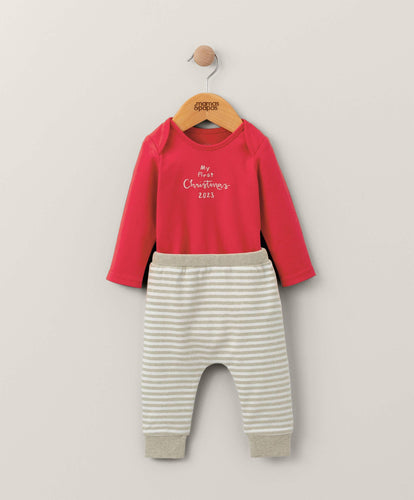 Mamas & Papas Christmas Reindeer Bodysuit & Legging Set