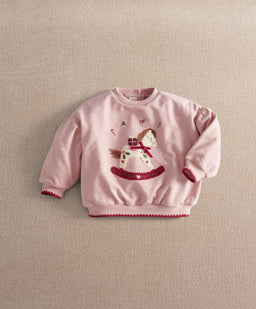 Mamas & Papas Christmas Rocking Horse Sweatshirt
